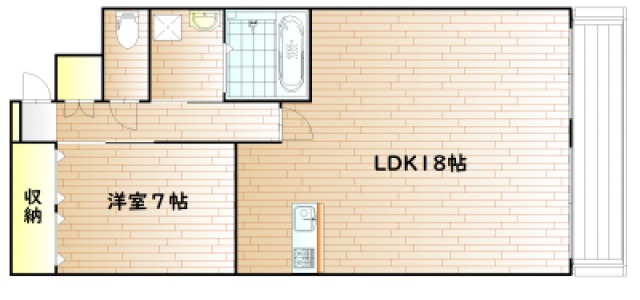 岡山市北区今のマンションの間取り