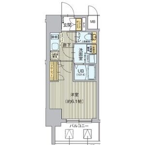 神戸市中央区古湊通のマンションの間取り