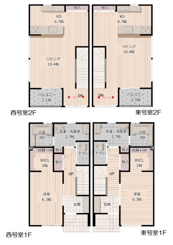 ROOTS渋川石原の間取り