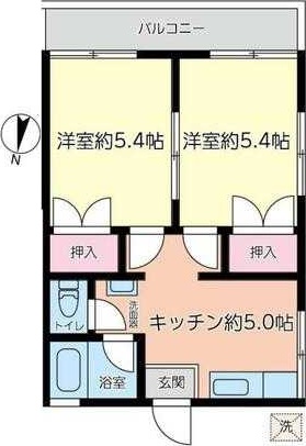 ハイツ赤井の間取り