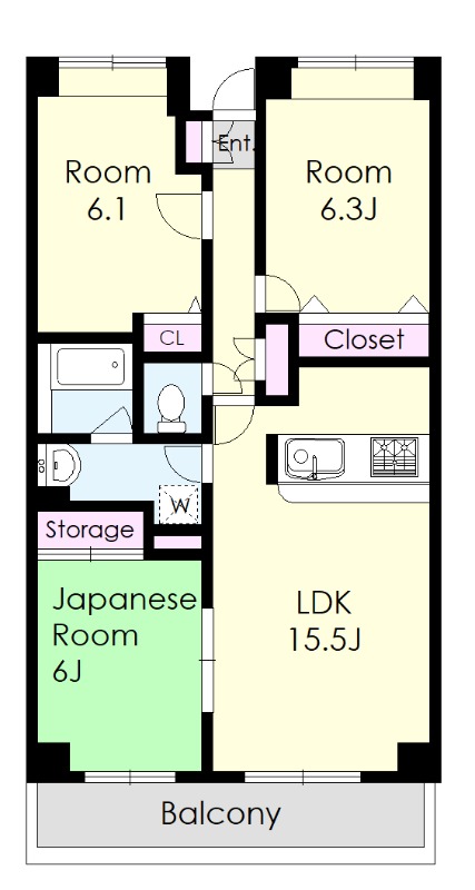 プリマベーラ向山の間取り