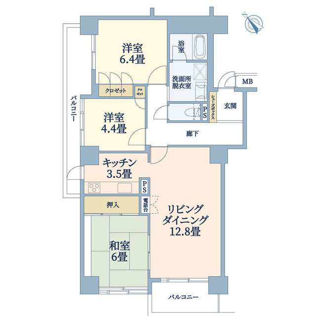 西神中央シティヒルズの間取り