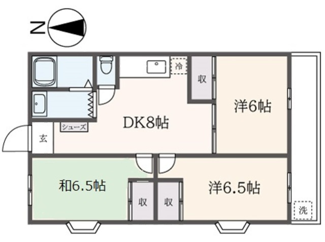 つくし野ストークマンションの間取り