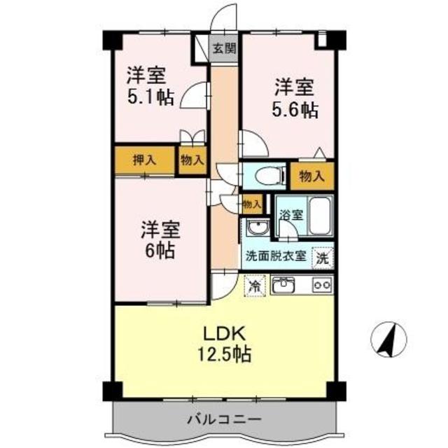 ビヴァシティ函南の間取り