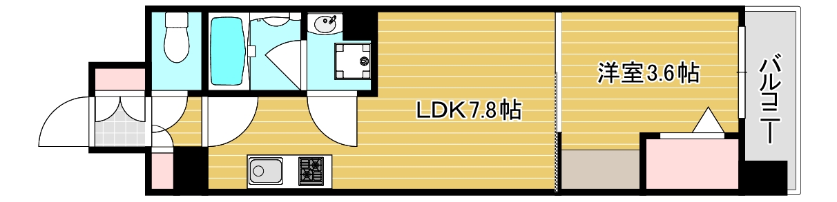 アーバネックス難波WESTの間取り