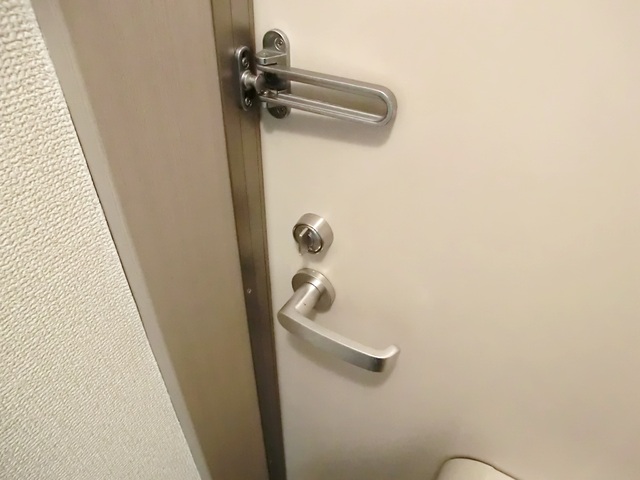 セキュリティ　しっかりとした鍵です♪