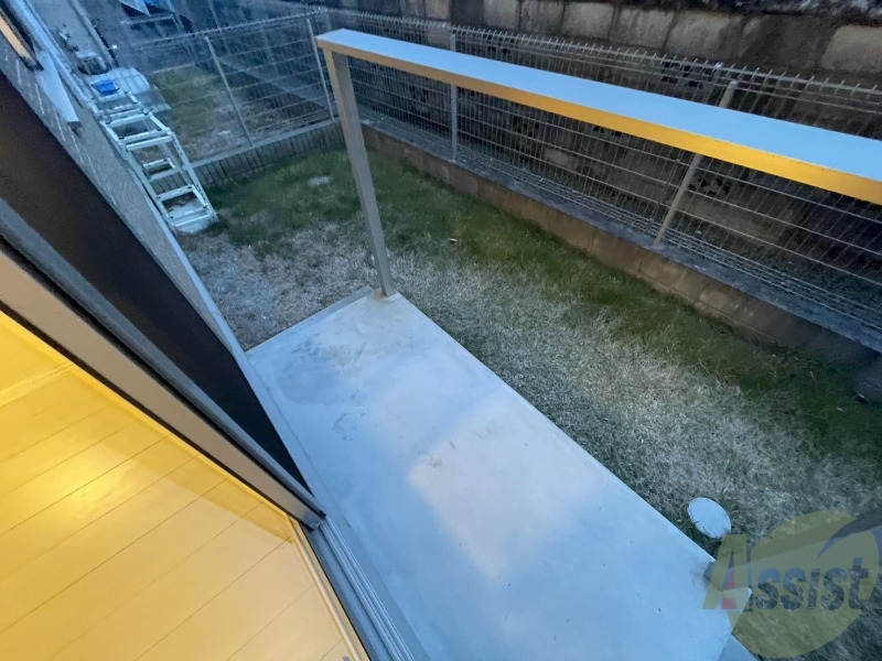 バルコニー　バルコニーが付いているので洗濯物も干せます！