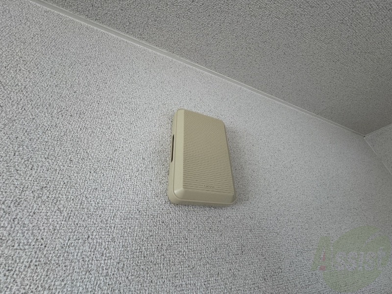 セキュリティ　来客時にはこちらのチャイムが鳴りますよ。