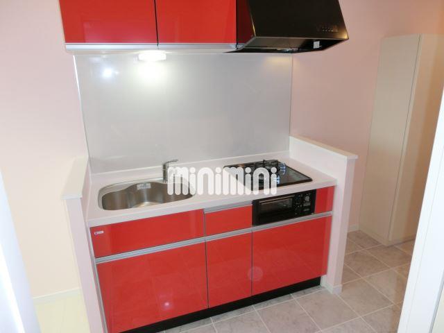 キッチン　素敵なシステムキッチン。自炊も楽しくなりますね。