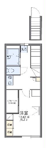 レオパレスハーモニーヒルズの間取り