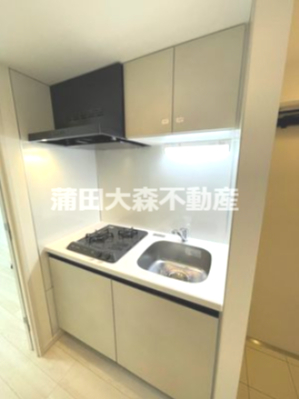 キッチン　２口ガスシステムキッチン