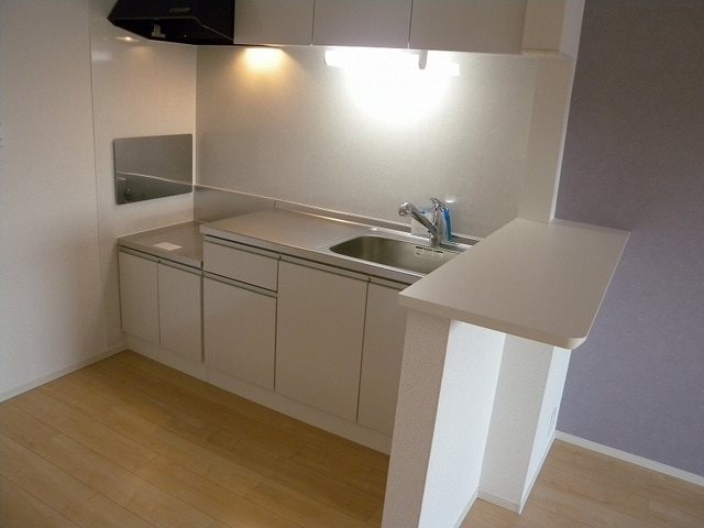 キッチン　※別号室の写真です。
