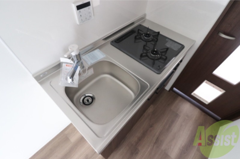 キッチン　お料理好きには嬉しいガスキッチンです