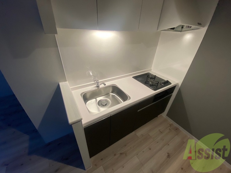 キッチン　こちらはキッチン。調理スペースもあり使いやすそうです。