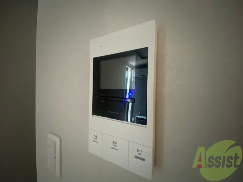 セキュリティ　インターホンで来客確認ができます。安心ですね。