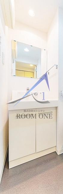 洗面設備　洗面台です。