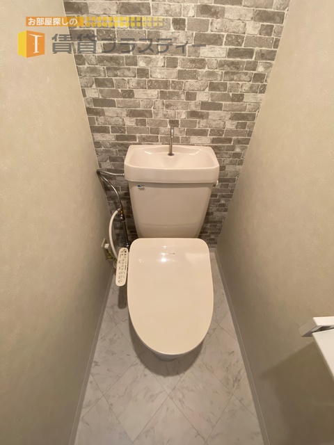 トイレ　清潔感のある空間。