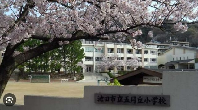 小学校　池田市立五月丘小学校（小学校）まで496m