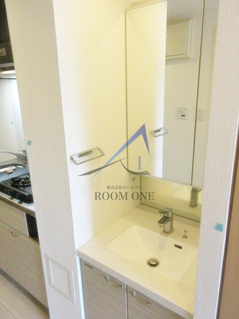 洗面設備　洗面台です。