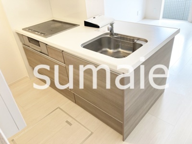 キッチン　使いやすいシステムキッチン。