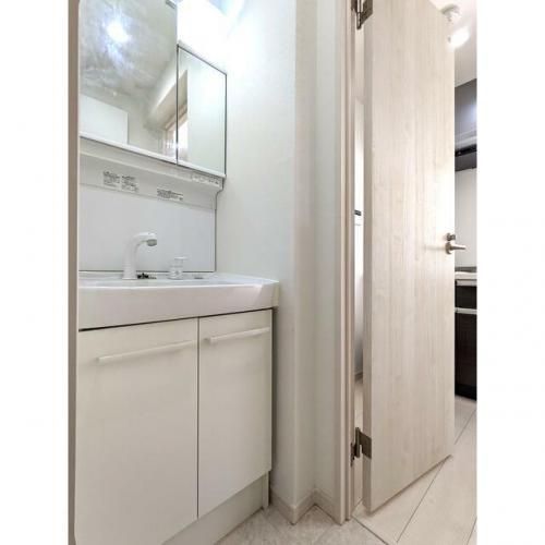 洗面設備　（別タイプ参考写真）プラティーク王子 　北区豊島１