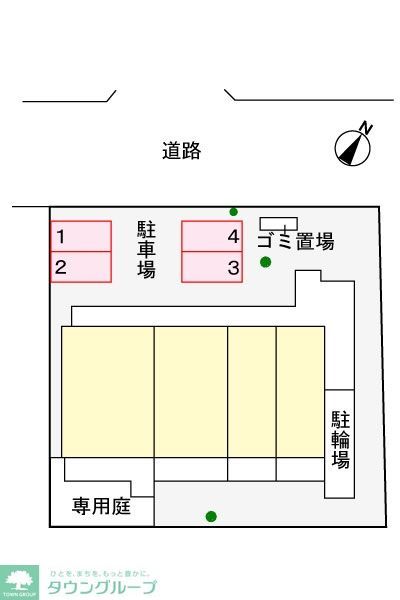 駐車場　駐車場間取り図