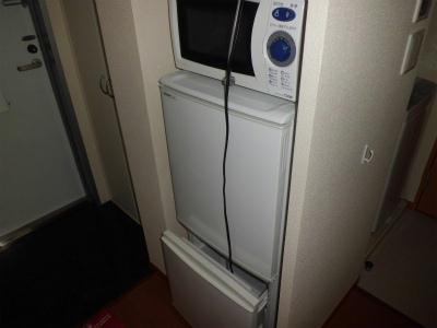 その他　冷蔵庫と電子レンジ。