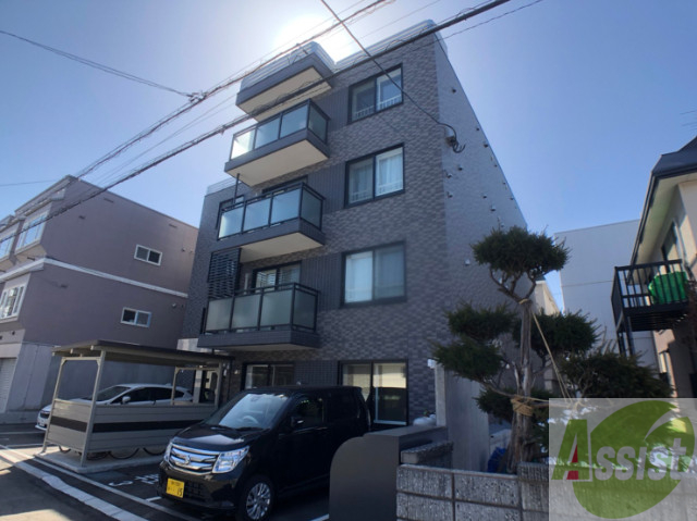 建物外観　札幌市北区麻生町１丁目「クロスコート麻生１」