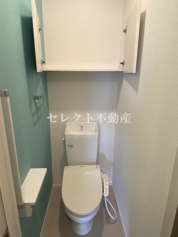 トイレ　ゆったりとした空間のトイレです