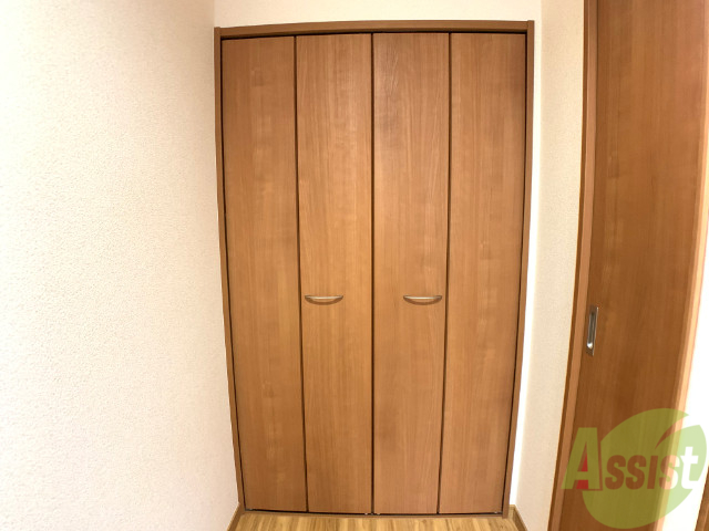 収納　クローゼット。荷物がたくさんあっても問題ないですね。