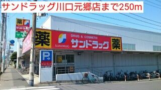 ドラックストア　サンドラッグ川口元郷店（ドラッグストア）まで250m