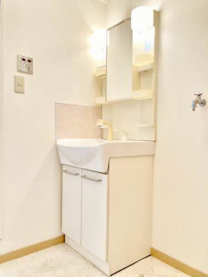 洗面設備　※他号室の写真です