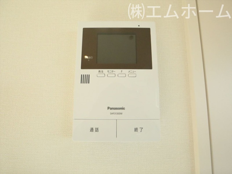 セキュリティ　TVモニター付インターホン　同仕様写真