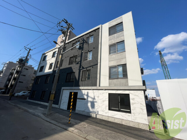 建物外観　札幌市西区琴似１条「プルミエールメゾン琴似」