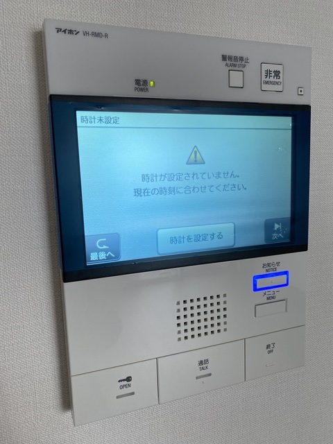 セキュリティ　来訪者の顔の見える安心感。