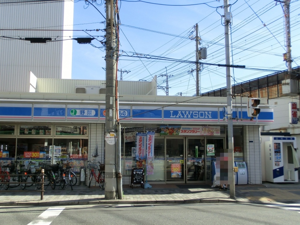 コンビニ　ローソン　美章園駅前（コンビニ）まで65m