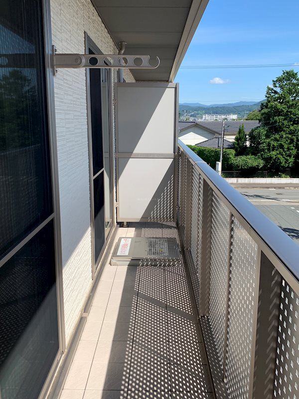 バルコニー　同じ間取りの別部屋の写真です。