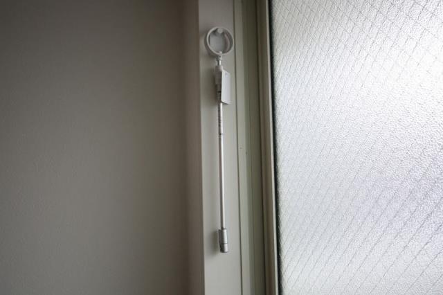 その他設備　室内物干しです。