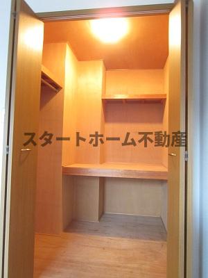 収納　ちょっとした収納スペースも充実しています