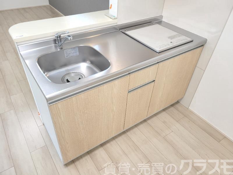 キッチン　２口ＩＨシステムキッチン♪