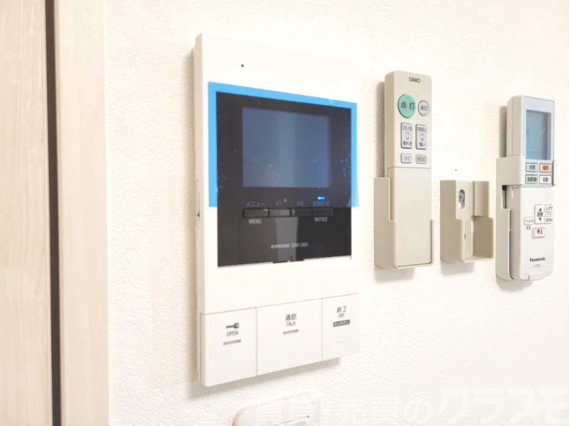 セキュリティ　来訪者が確認できるモニターホン♪