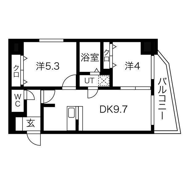 サンジュリオ中島公園の間取り写真