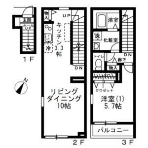 サンハイツもえぎの間取り写真