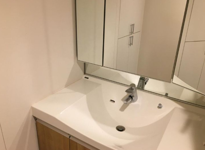 洗面設備　写真は同タイプ住居です。