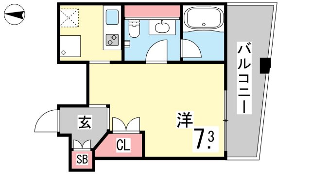 阪神本線 深江駅 徒歩1分 10階建 築16年の間取り写真