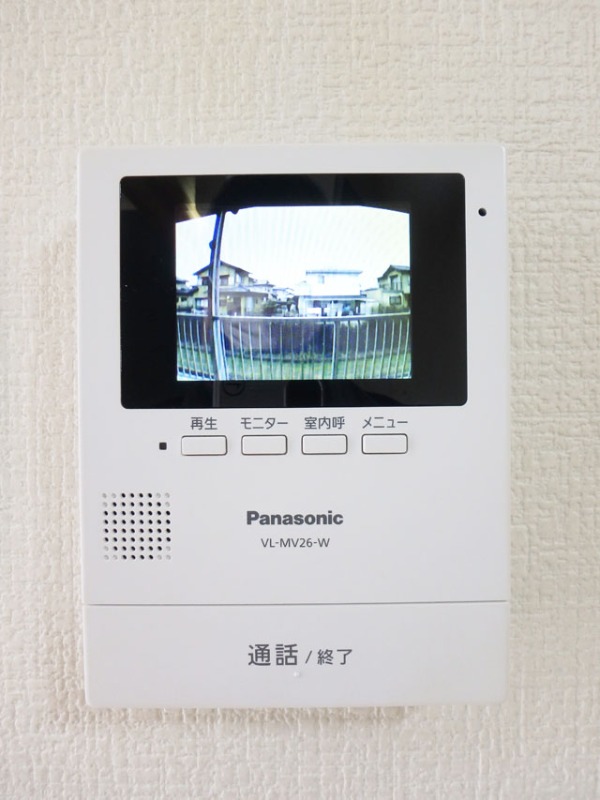 セキュリティ　モニターホン付きで来客時も安心です　イメージ