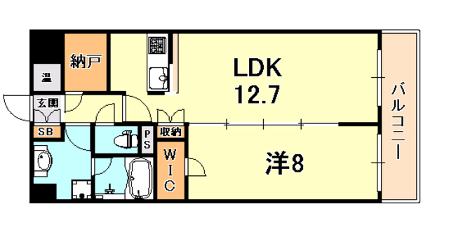 サニープレイス西芦屋 2号館の間取り写真