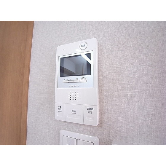セキュリティ　オートロック連動モニタ付きドアホン
