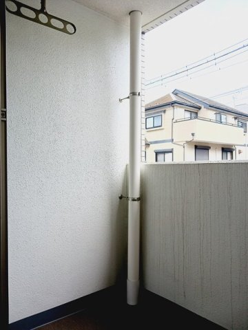 バルコニー　広々としたバルコニーです