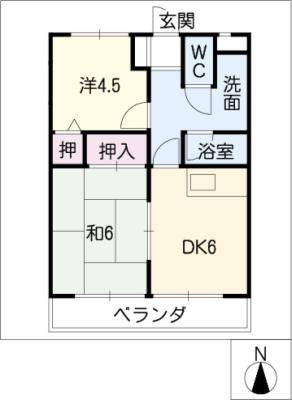 S・Kマンションの間取り写真